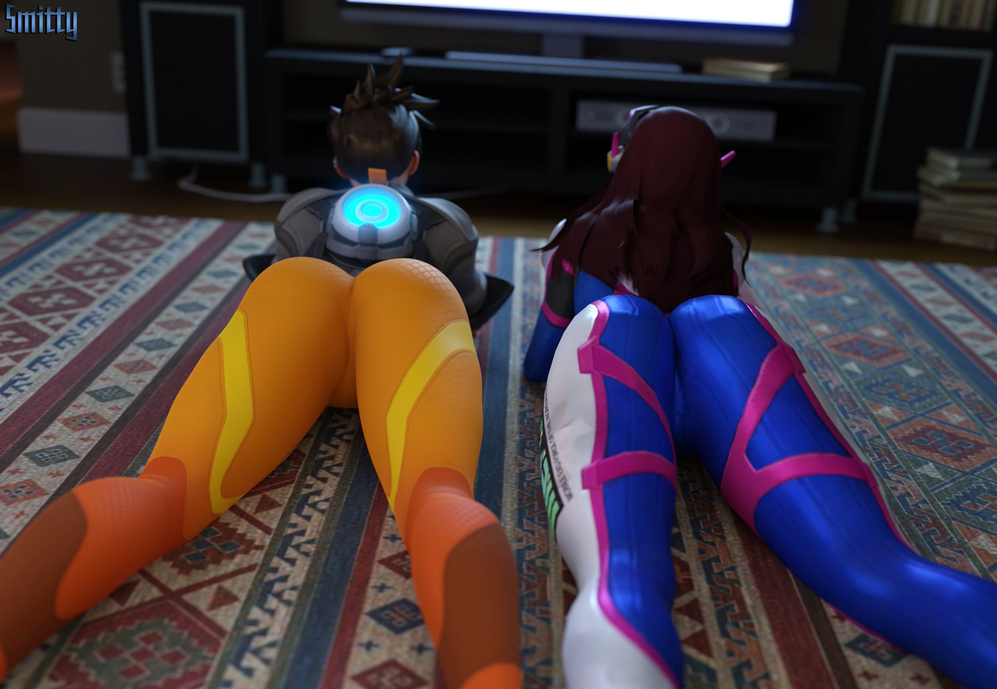 2girls, 3d, asian, asian female, ass, athletic, athletic female, big ass, big breasts, blizzard entertainment, breasts, british, british female, brown hair, bubble ass, bubble butt, caucasian, caucasian female, curvaceous, curves, curvy, curvy figure, d.va, digital media (artwork), european, european female, eyebrows, eyelashes, eyes, female, female focus, female only, fit, fit female, hair, hana song, hips, hourglass figure, human, korean, korean female, large ass, legs, lena oxton, light skin, light-skinned female, lips, long legs, overwatch, overwatch 2, safe, safe for work, short hair, slim, smitty34, thick, thick legs, thick thighs, thighs, tracer, tracer (overwatch 2 suit), upper body, video games, voluptuous, waist, wide hips