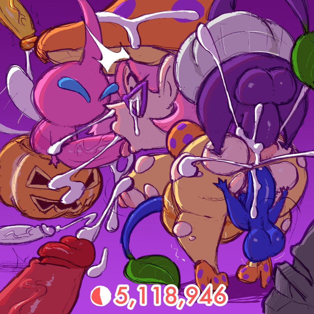 1girls anal anal_sex balls blue_pikmin breasts brittany_(pikmin) cum cum_in_ass cum_in_mouth cum_in_pussy cum_inside cum_out_nose facefuck gameplay_mechanics halloween halloween_costume high_heels jack-o'-lantern k multiple_boys mushroom oral oral_sex penis pikmin pikmin_(species) pikmin_3 pikmin_bloom pink_hair pointy_nose purple_pikmin rape red_pikmin ripped_clothing sixsome skitterleaf small_but_hung surrounded thighs tongue_out torn_pantyhose white_pikmin winged_pikmin worried yellow_pikmin