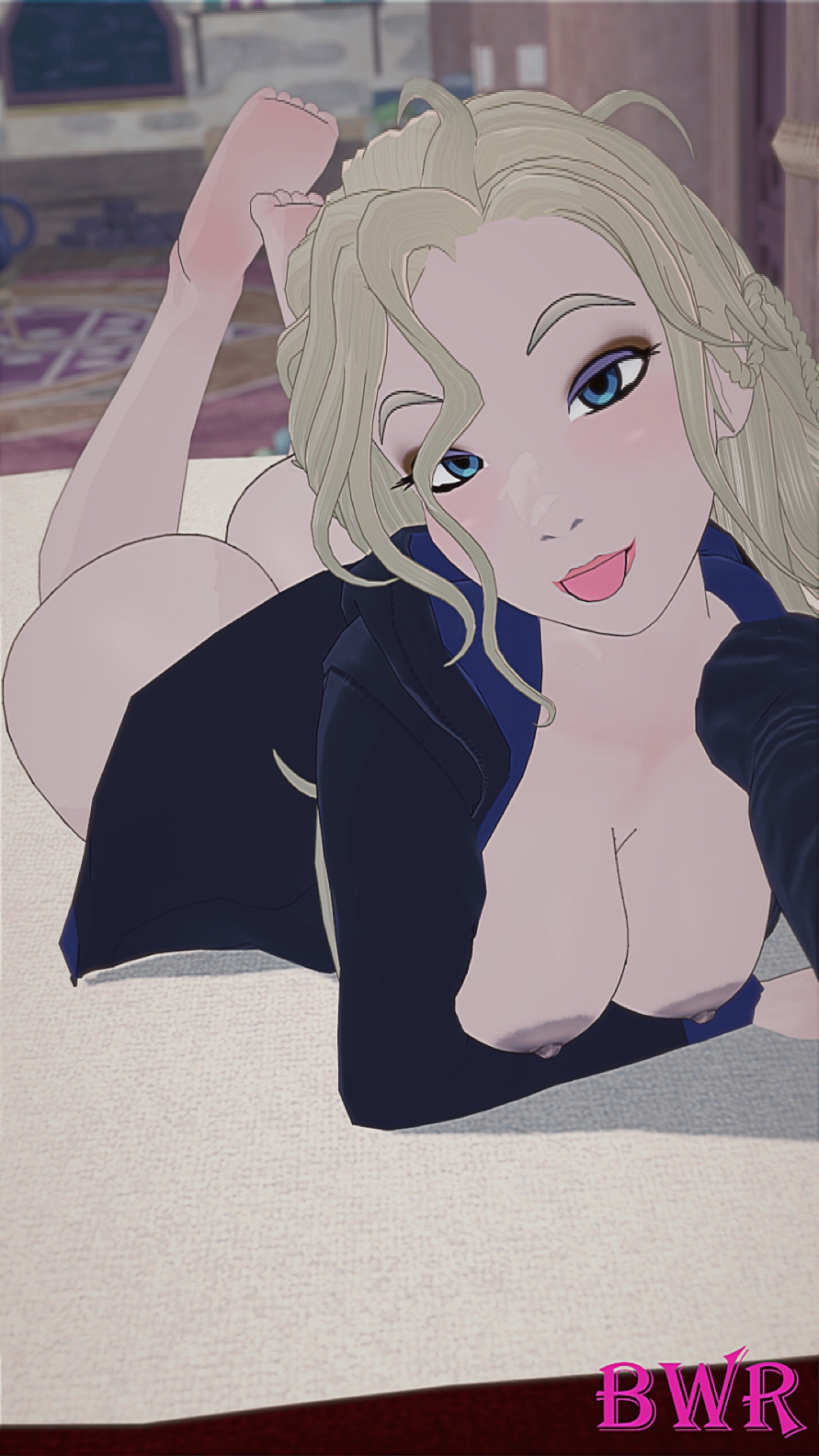 1girls, 3d, blue eyes, breakwater ridge, brown eyes, comic, female, harry potter, luna lovegood, ravenclaw, red hair, self upload, selfie, snapchat, witch (harry potter)