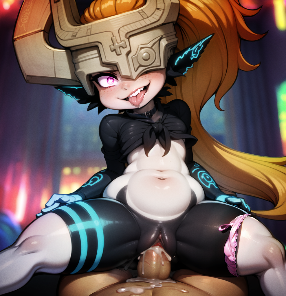 ai_generated choker cowgirl_position cum cum_in_pussy heart heart-shaped_pupils imp midna panties panties_around_one_leg saliva self-upload sex shortstack squeegee_(artist) squeegeee symbol-shaped_pupils the_legend_of_zelda the_legend_of_zelda:_twilight_princess tongue tongue_out uncensored underwear vaginal_penetration