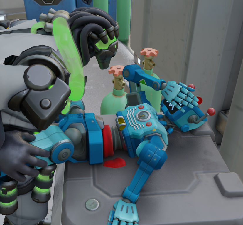 3d embarrassed overwatch overwatch_2 penetration pussy ramattra robot size_difference zenyatta