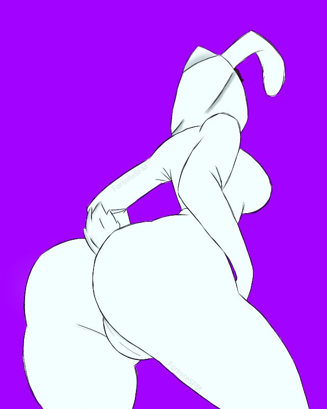 ass ass_focus big_ass big_butt bunny_brawler bunnysuit clothed clothing fortnite fortnitesfm pose