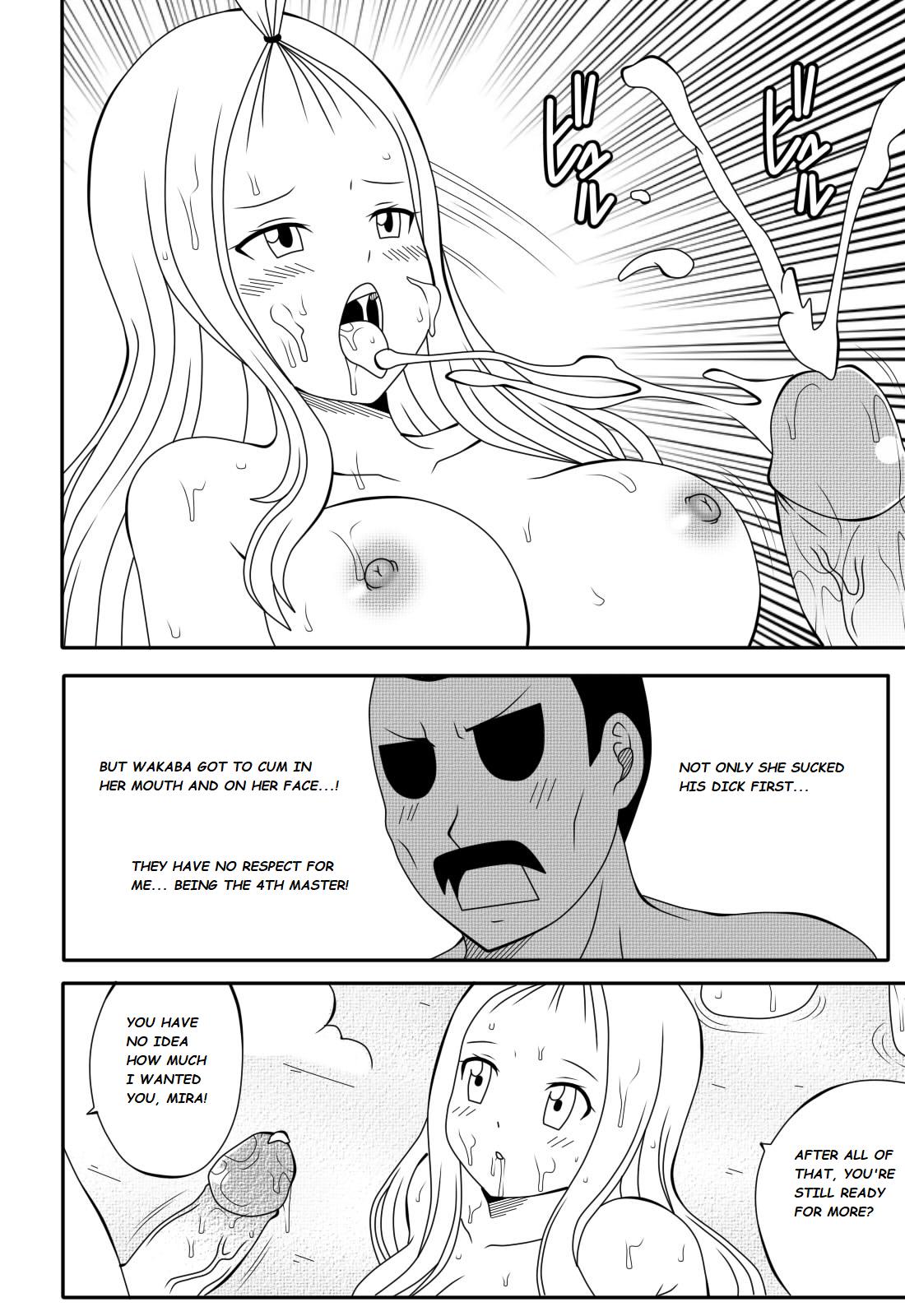 1girls after_deepthroat after_oral beach bikini black_and_white blue_eyes comic comic_page cum cute dmayaichi fairy_tail female fringe light-skinned_female long_hair macao_conbolt manga mirajane_strauss oral pale-skinned_female petite teenager tied_fringe tongue_out white_hair