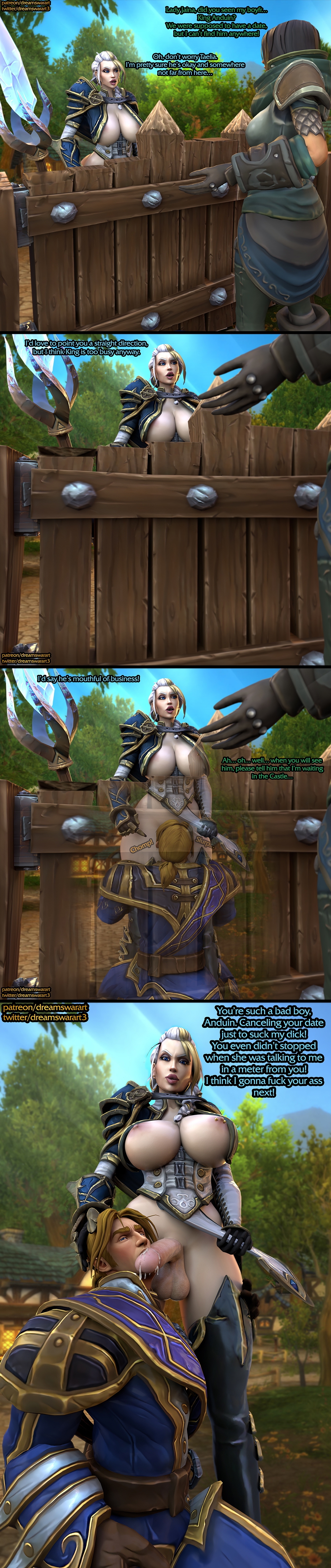 1boy, 1futa, 1girls, 3d, 3d (artwork), age difference, anduin wrynn, bimbo, bimbo lips, blizzard entertainment, blowjob, blue eyes, cheating, cheating boyfriend, clothed, clothed sex, comic, comic page, cucked by futa, cuckold, dreamswarart, fantasy, fellatio, female, futa on male, futa with female, futadom, futanari, group, head between thighs, hidden, hidden blowjob, human, infidelity, intersex, jaina proudmoore, male, male/female, malesub, mature, mature futa, milf, mostly nude, netorare, nipple piercing, nipples, ntr, nude, nude futa, piercing, public, revealing clothes, reverse netorare, risky sex, secretly loves it, seductive, seductive eyes, seductive look, seductive smile, stealth sex, taelia fordragon, warcraft, world of warcraft