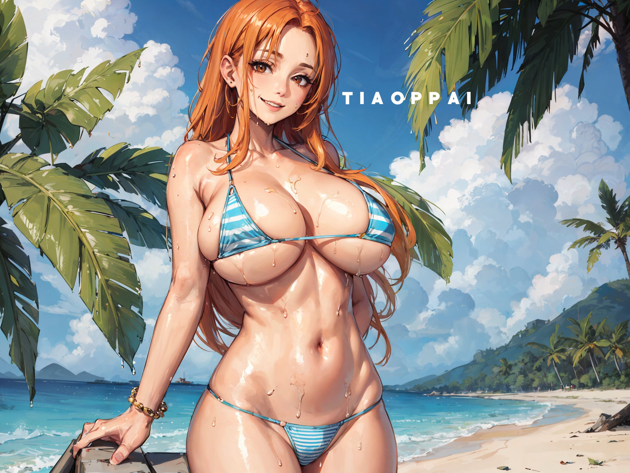 1girls, ai generated, curvaceous, curvy body, curvy figure, female, female focus, female only, nami (one piece), one piece, post-timeskip, solo focus, stable diffusion, tiaoppai, voluptuous, voluptuous female