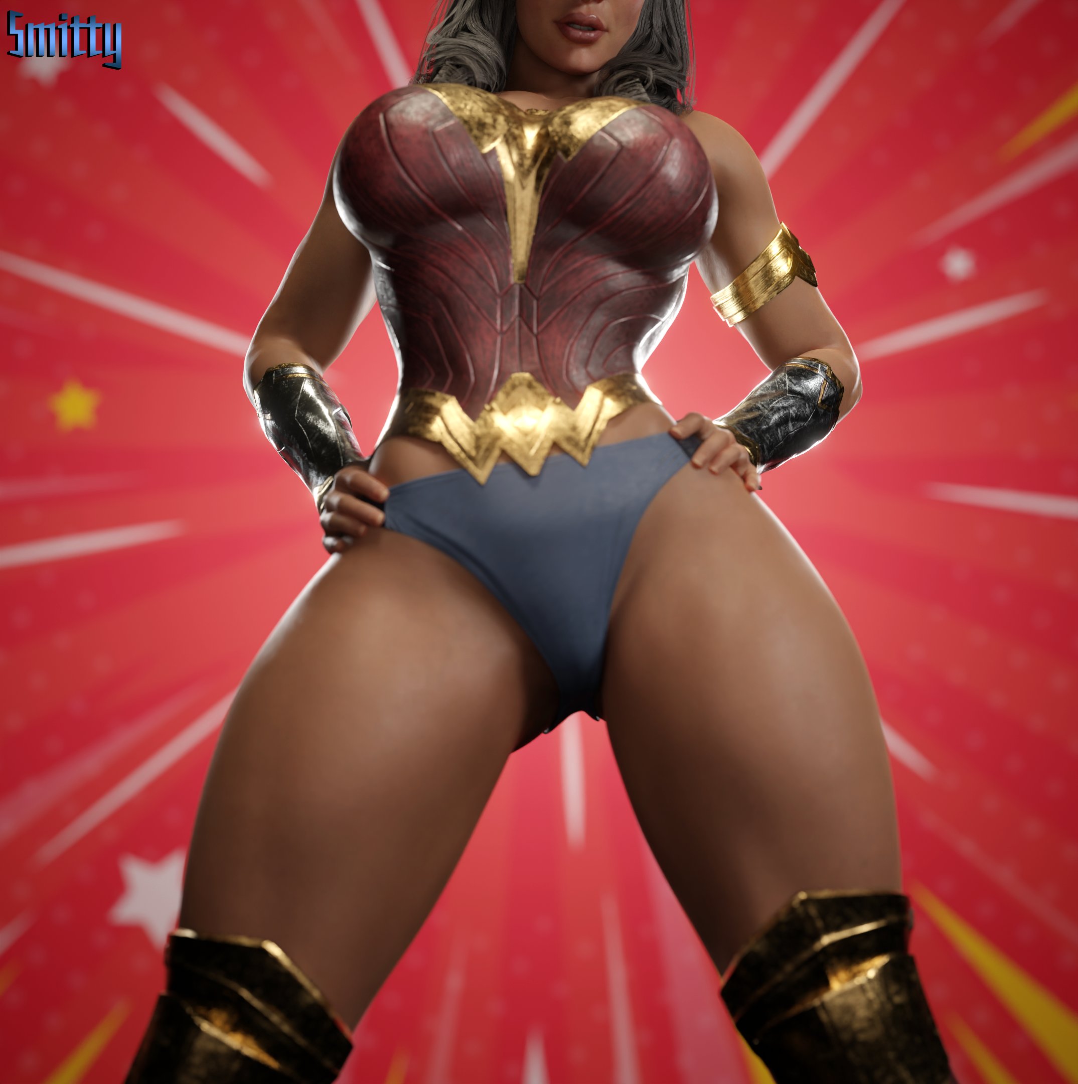 1girls, 3d, 3d (artwork), alternate version available, amazon, athletic, athletic female, big breasts, black hair, blender, blender (software), breasts, busty, curvaceous, curvy, curvy figure, dark hair, dc, dc comics, diana of themyscira, digital media (artwork), english text, female, female focus, female only, fit, fit female, fully clothed, hourglass figure, injustice 2, large breasts, light skin, light-skinned female, long hair, olive skin, princess, smitty34, solo, superheroine, thick legs, thick thighs, thighs, thin waist, top heavy, voluptuous, watermark, wide hips, wonder woman, wonder woman (injustice), wonder woman (series)