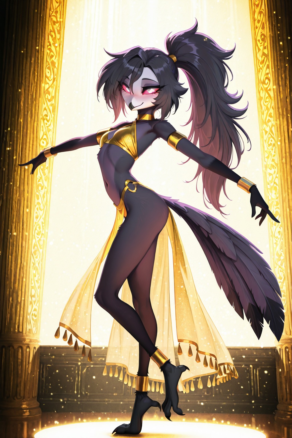 ai generated, helluva boss, octavia (helluva boss), tagme