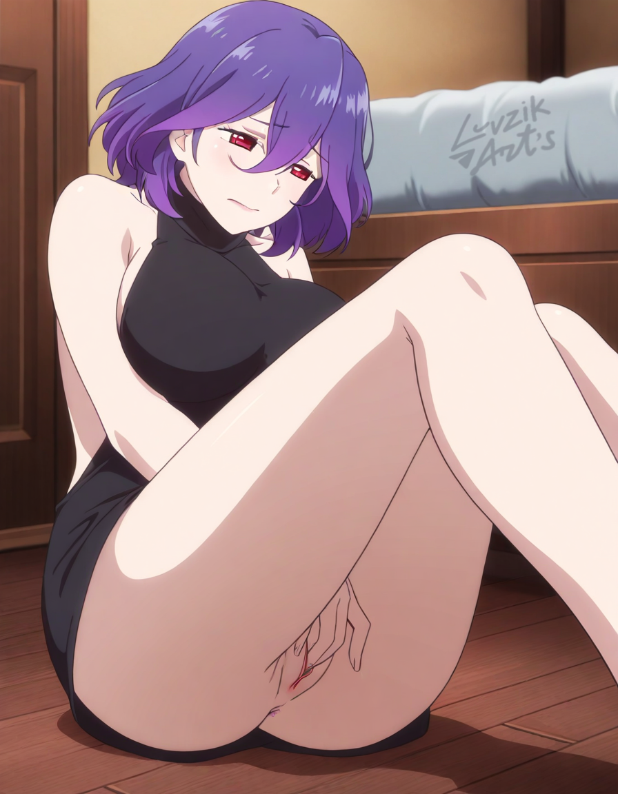 ahe gao, ai generated, femdom, fingering, fingering pussy, kinsou no vermeil, licking pussy, looking at viewer, luvzik, no ai, on floor, oral, sitting on floor, tagme, vermeil (kinsou no vermeil)