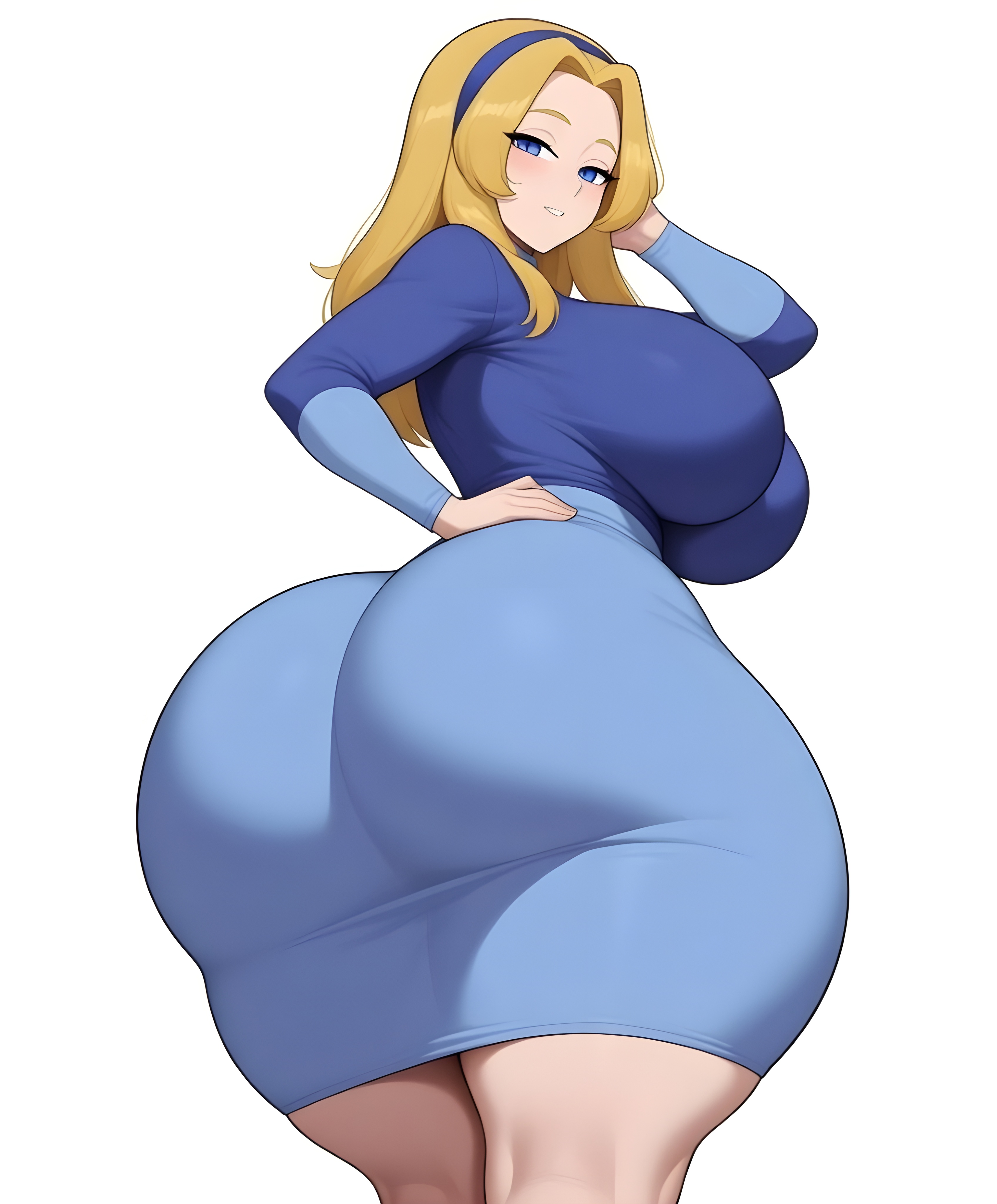 1female, 1girls, aged up, ai generated, back view, big ass, big breasts, big butt, blonde hair, brasil louco, breasts, bubble ass, bubble butt, clothed, clothed female, curvaceous, curvy, curvy body, curvy figure, dominant, dominant female, female, female only, full body, fully clothed, huge breasts, large ass, large breasts, looking at viewer, looking back, looking back at viewer, maria robotnik, mature, mature body, mature female, mature woman, milf body, presenting ass, seducing, seducing viewer, seductive, seductive look, seductive smile, sega, sexy, sexy body, sexy pose, simple background, solo, solo female, solo focus, sonic (series), sonic the hedgehog (series), tagme, teen, teen girl, teenage girl, teenager, thick ass, thick body, thick butt, thick thighs, voluptuous, voluptuous body, voluptuous female, white background