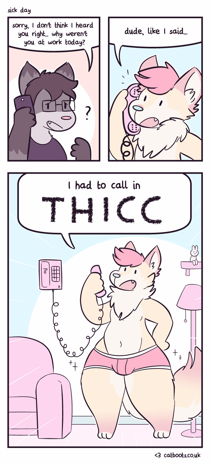 bulge catboots meme pun tagme thick_thighs wide_hips