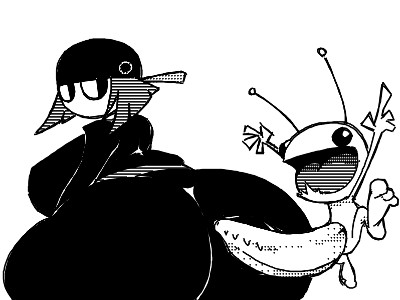 alien_hominid alien_hominid_(character) anonymous_artist big_breasts black_and_white clothed_female_nude_male fnf fnf_mods friday_night_funkin friday_night_funkin_mod hotline_024 hyper_ass hyper_penis imminent_sex larger_female newgrounds nikku_(fnf_mod) nikku_(friday_night_funkin) nikku_(saruky) size_difference smaller_male source_request tagme unknown_artist