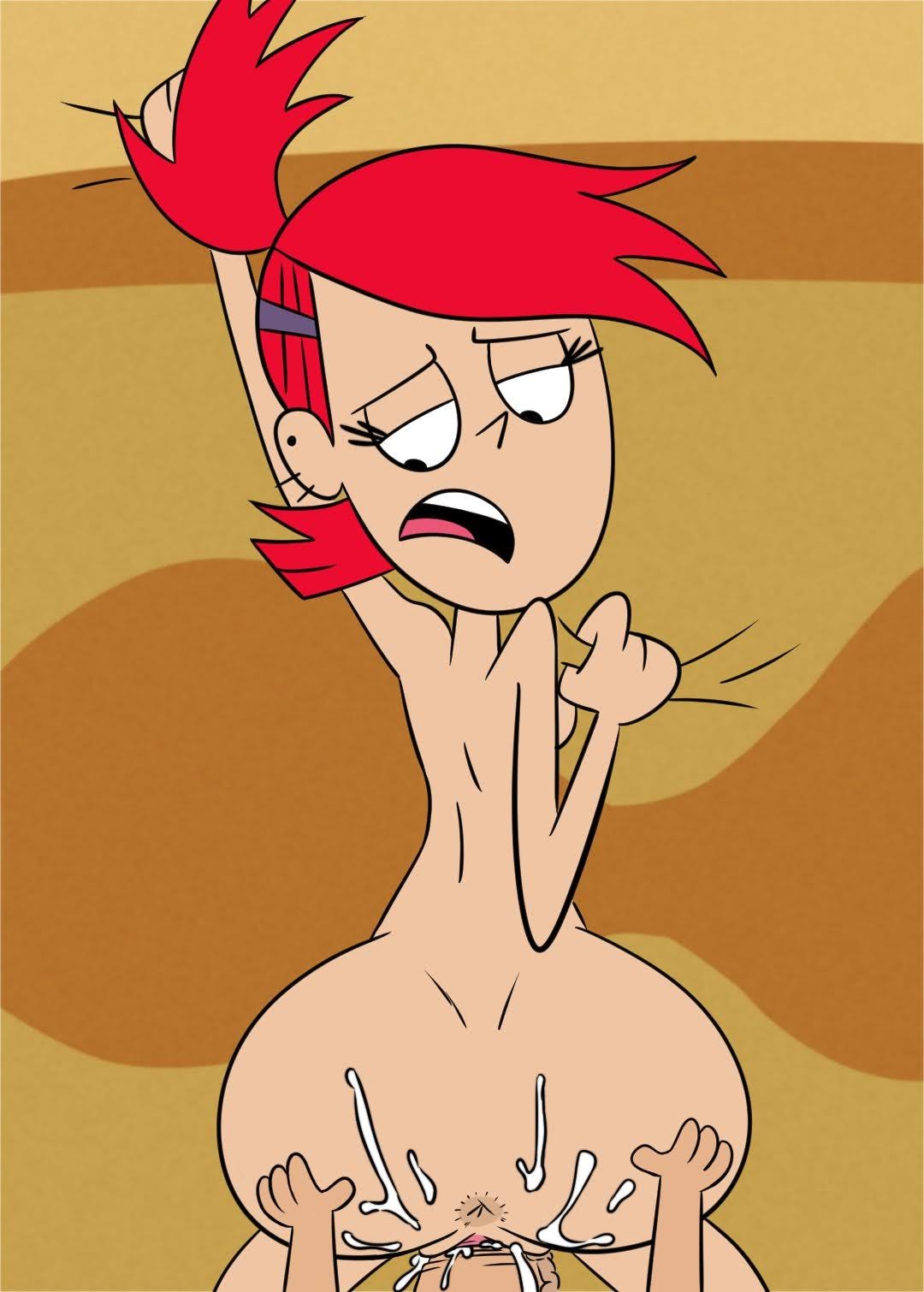anon, anus, ass, bubble ass, bubble butt, cum, cum in pussy, cum inside, doggy style, female, foster's home for imaginary friends, frankie foster, hands on ass, hands on hips, light skin, light-skinned female, male, naked, naked female, nude, nude female, offscreen character, pale skin, pale-skinned female, penis, penis in pussy, pokachu (artist), pussy, red hair, sex, vaginal penetration, vaginal sex