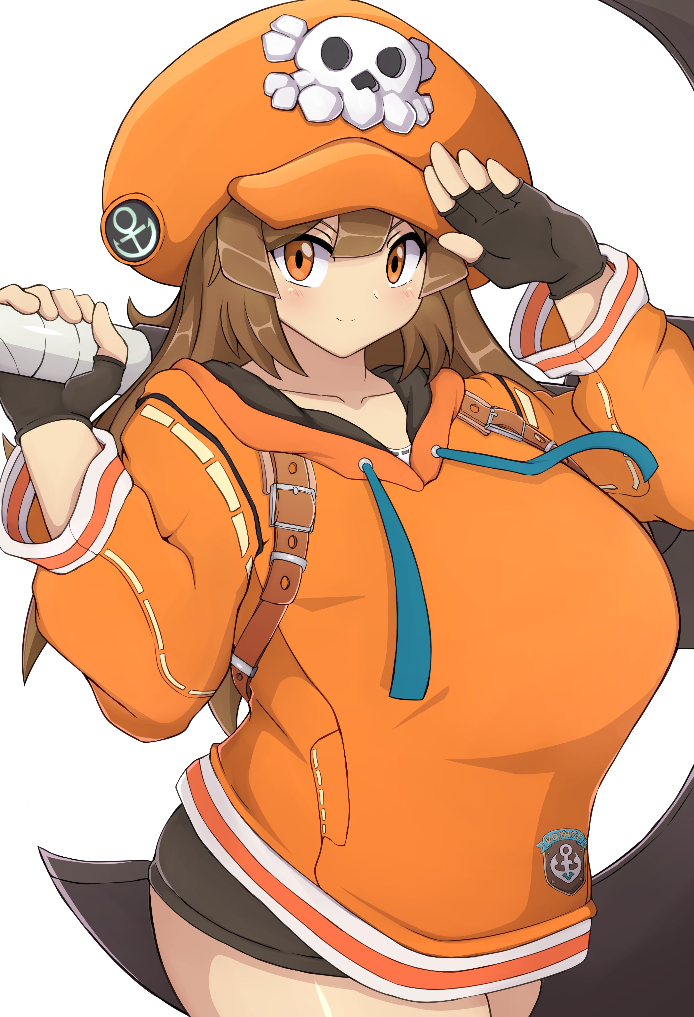 1girls, big breasts, breasts, female, guilty gear, guilty gear strive, jaga334, may (guilty gear), tagme
