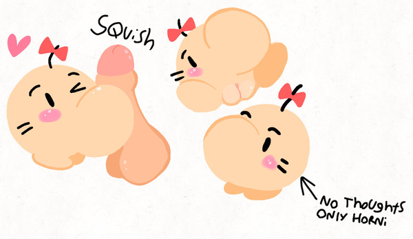 blush cute earthbound female luvluvducc male/ambiguous male/female mother_(series) mr_saturn penis plump_labia pussy