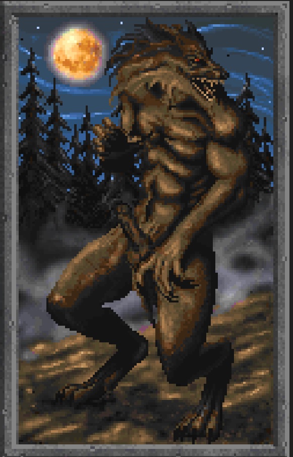 bloodlust daggerfall elder_scrolls erection lycanthrope lycanthropy male nude penis surprised the_elder_scrolls werewolf