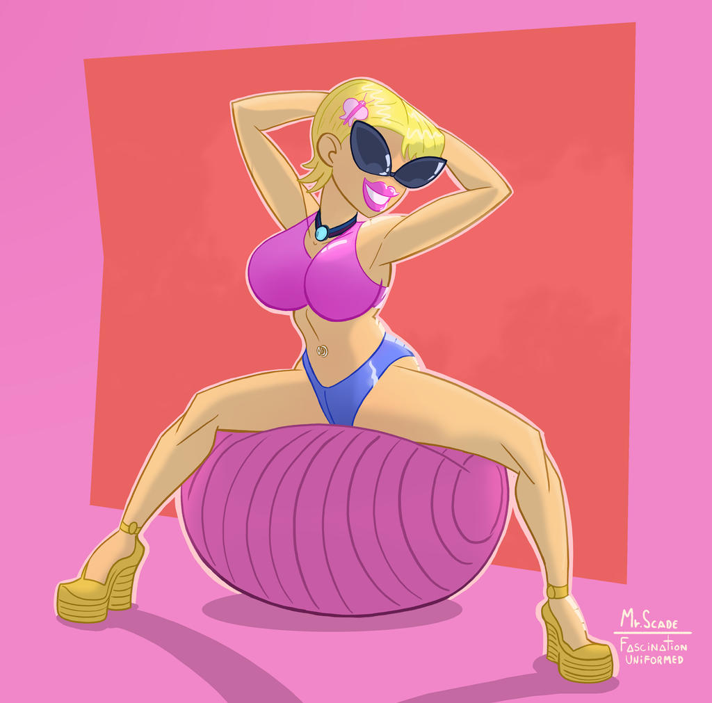 6teen caitlin_cooke dollification fascinationuniformed female high_heels huge_ass huge_breasts knick_knack midriff smile sunglasses sunnification thick_lips thick_thighs transformation wide_hips