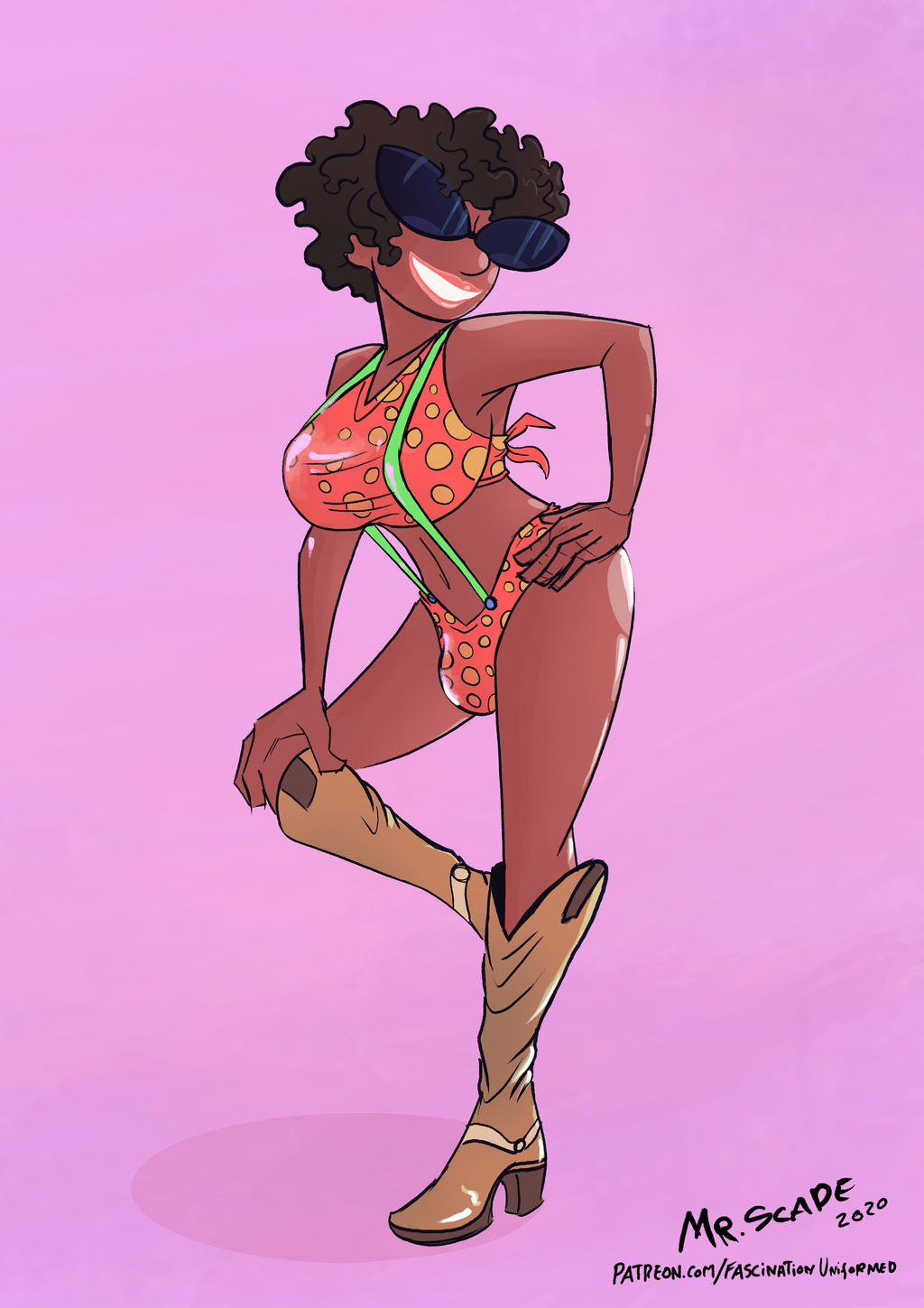 1futa 6teen breasts bulge clothed clothing dark-skinned_futanari dark_skin dollification fascinationuniformed flaccid futa_only futanari genderswap genderswap_(mtf) high_heels huge_ass huge_breasts human implied_transformation knick_knack light-skinned_female midriff mostly_nude rule_63 shemale smile solo standing sunglasses sunnification thick_lips thick_thighs transformation wide_hips wyatt_williams