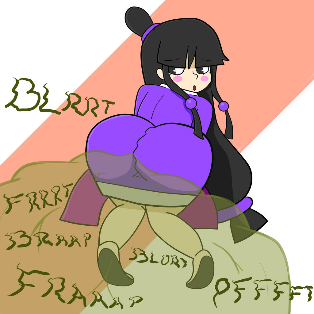 ass brap bubble_butt butt butt_in_dress embarrassed fart fart_fetish farting farting_at_viewer farts fetish gassy gyakuten_saiban maya_fey protorepulsive repulsiveproto skirt yoshizilla