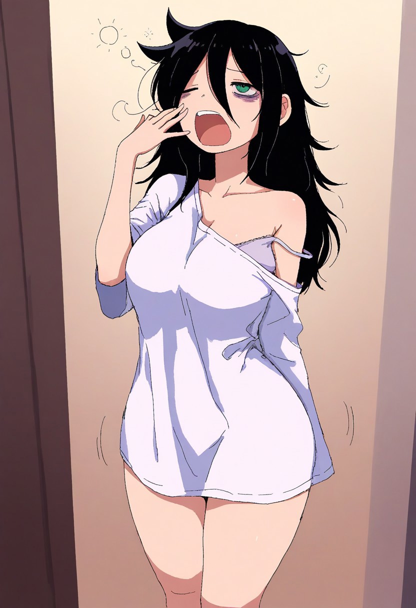 1girls, 2025, ai generated, bigtub7775, female, female only, kuroki tomoko, solo, solo female, tagme, watashi ga motenai no wa dou kangaetemo omaera ga warui!