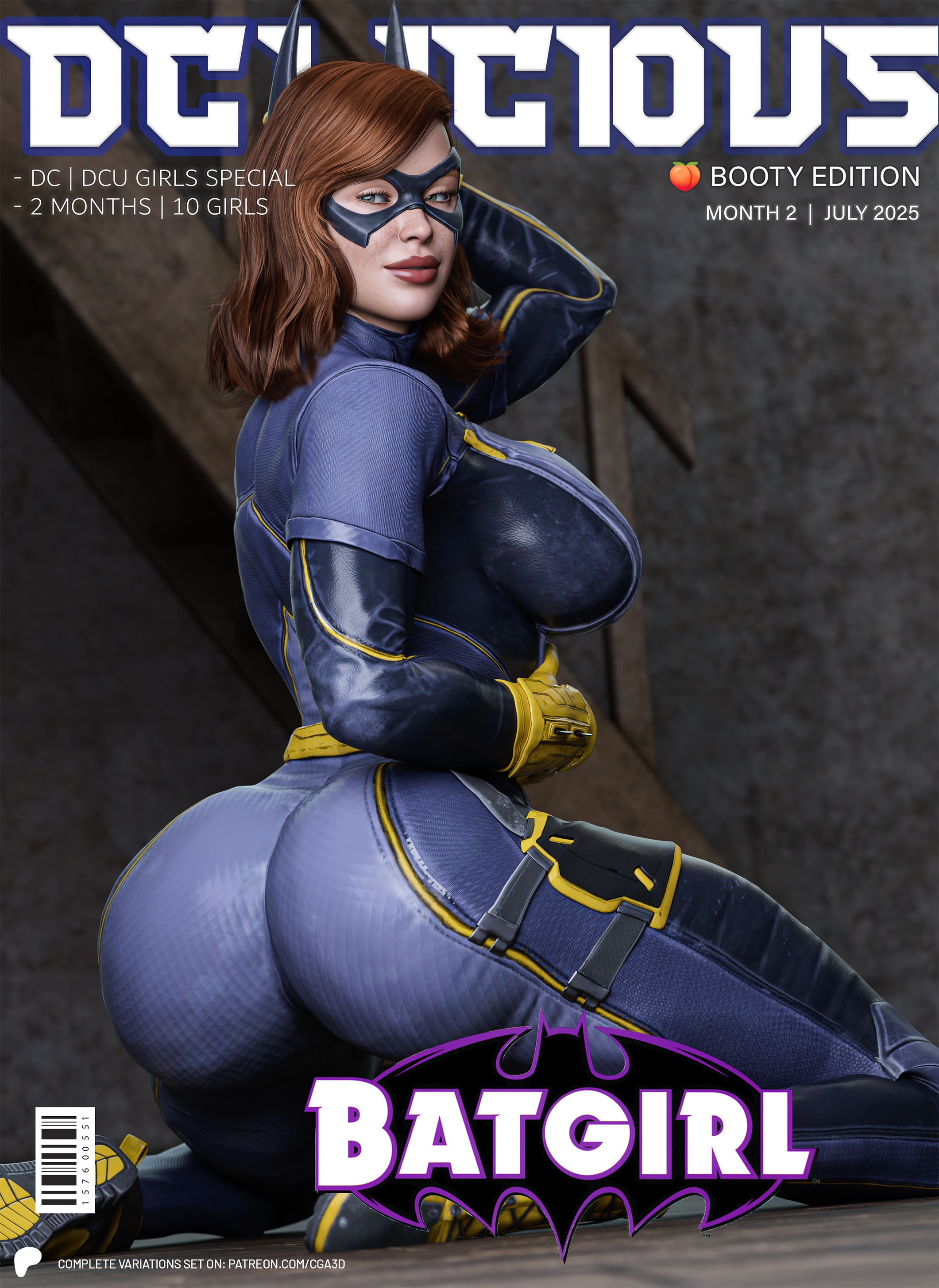 1girls, 3d, ass, barbara gordon, batgirl, batgirl (gotham knights), batman (series), big ass, big breasts, big butt, breasts, bubble butt, busty, cga3d, curvaceous, curvy, curvy female, curvy figure, daz studio, daz3d, dc, dc comics, domino mask, erotichris, female, female only, gotham knights, green eyes, hourglass figure, huge ass, huge breasts, large breasts, magazine cover, masked female, muscular, muscular female, red hair, red head, seductive, seductive look, sensual, solo, superheroine, thick, thick ass, thick thighs, thighs, voluptuous, voluptuous female, wide hips
