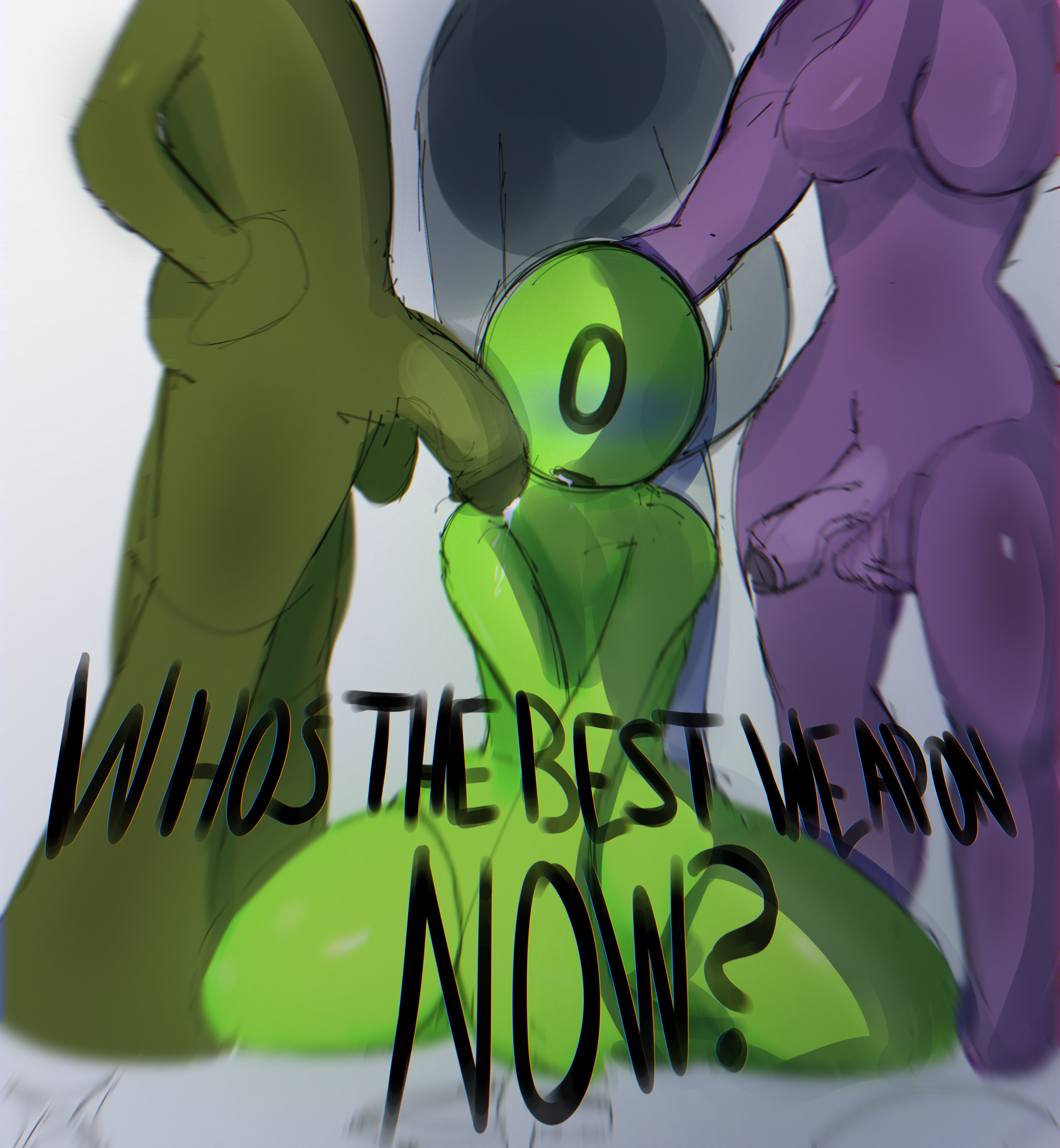 1futa, 3boys, after sex, cum, cum in mouth, dagger (weapon ball battles), earclacks, foursome, futanari, gay, intersex, male, scythe (weapon ball battles), sfgbhh, shuriken (weapon ball battles), submissive male, tagme, text, unarmed (weapon ball battles), weapon ball battles