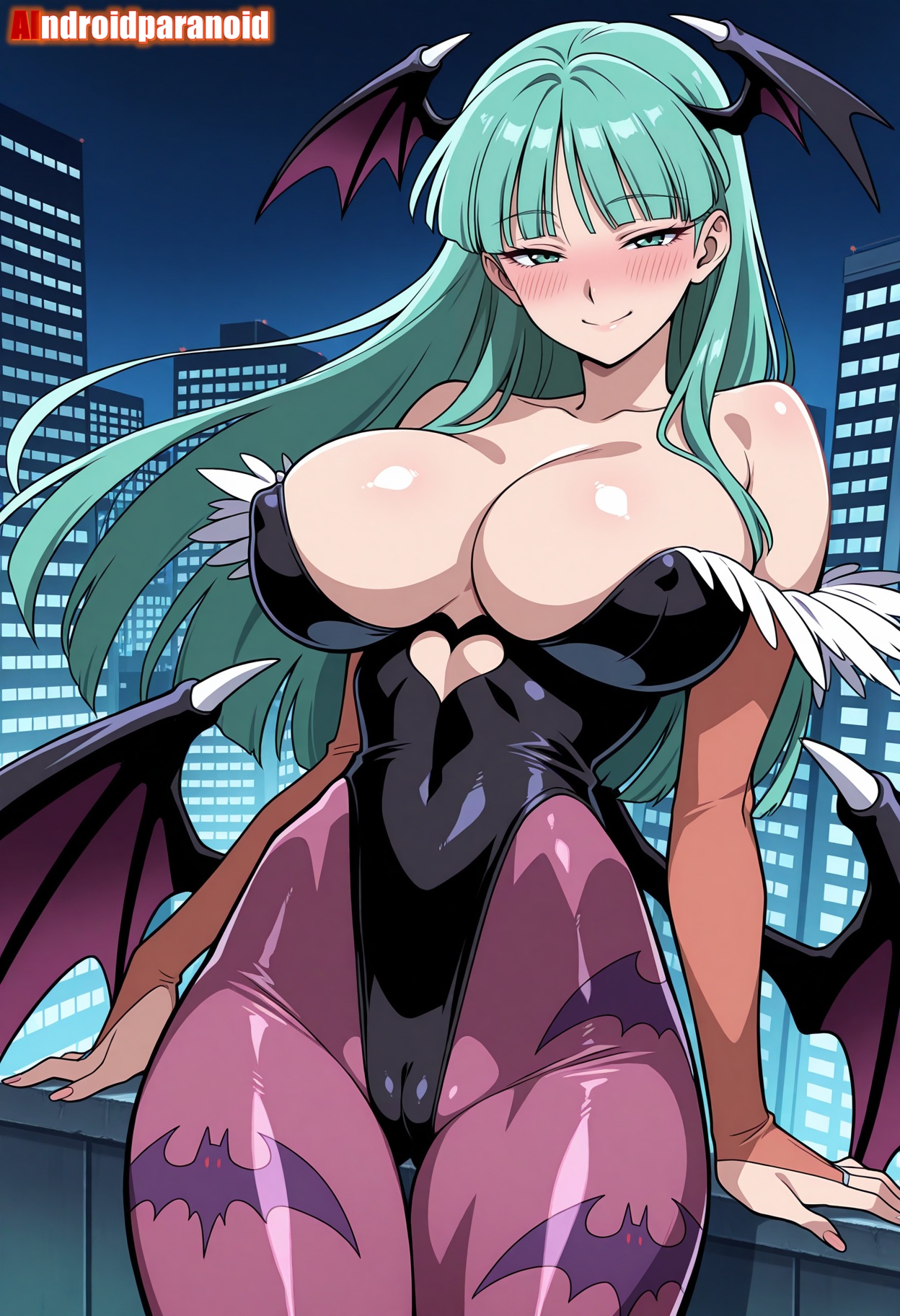 1girls, ai generated, aindroidparanoid, ass, bat wings, big ass, big breasts, big butt, breasts, busty, curvy, cute, darkstalkers, fat ass, female, female only, hair, hi res, hips, huge ass, huge breasts, human, large ass, large breasts, legs, leotard, morrigan aensland, narrow waist, slim waist, succubus, tagme, thick ass, thick thighs, voluptuous, waist, wide hips