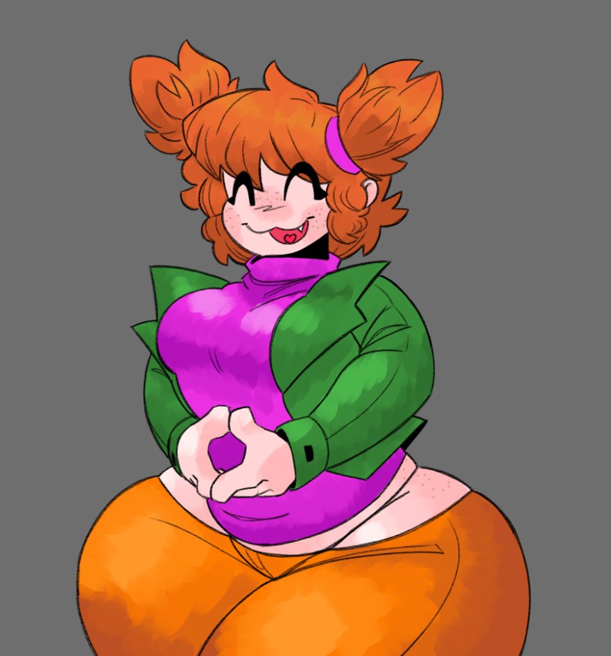 belly, big ass, d-side girlfriend, friday night funkin, friday night funkin (d-side), friday night funkin mod, girlfriend (friday night funkin), mrdreamcatch er, orange hair, thick thighs, thighs