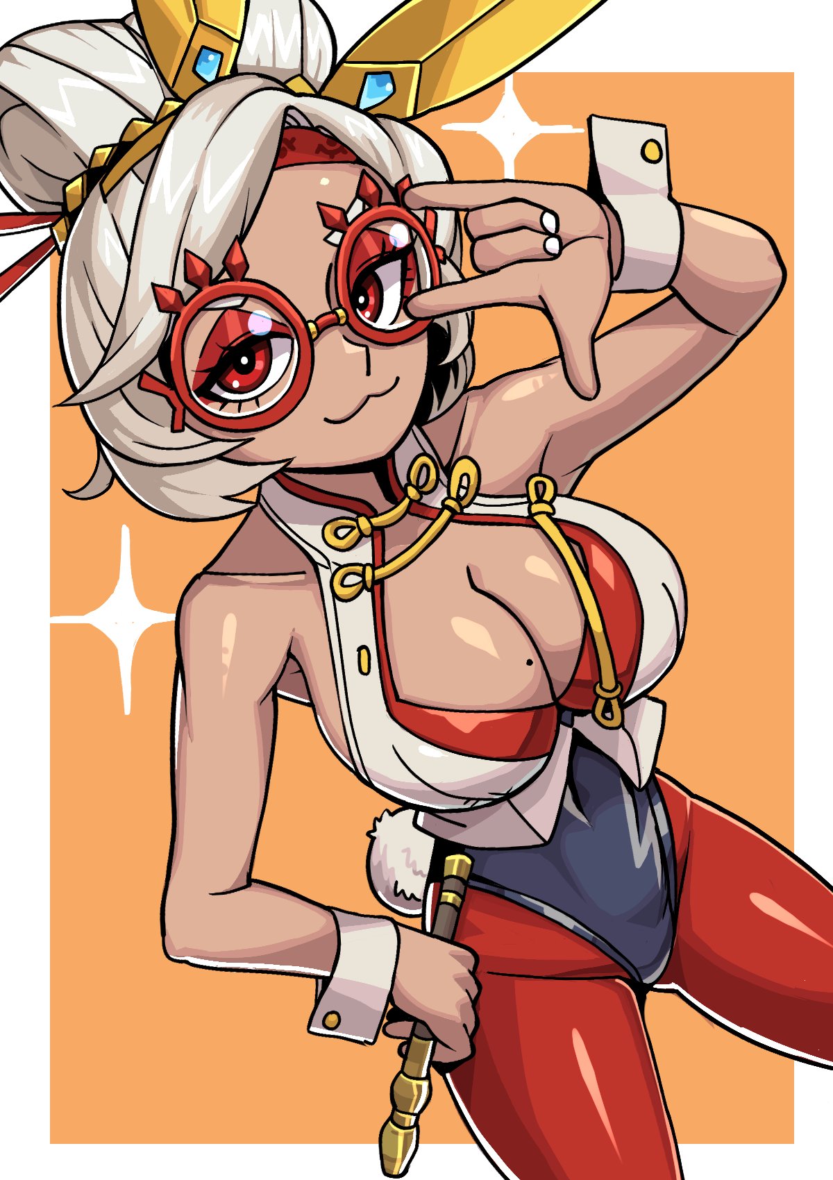 female, female only, lustygal, nintendo, purah, purah (tears of the kingdom), short hair, solo, tagme, tears of the kingdom, the legend of zelda, white hair