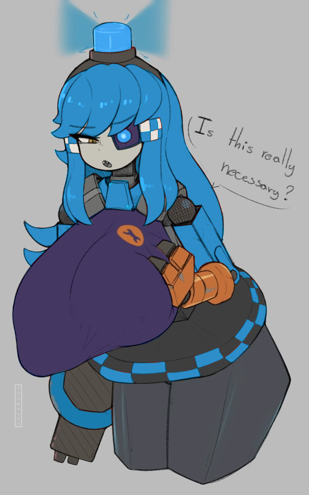 2d animate_inanimate big_breasts dialogue edit female female_focus josebonn mimi_sentry sentry_(team_fortress_2) sentry_turret skirt tagme team_fortress_2 tf2 thick_thighs valve valve_(company)