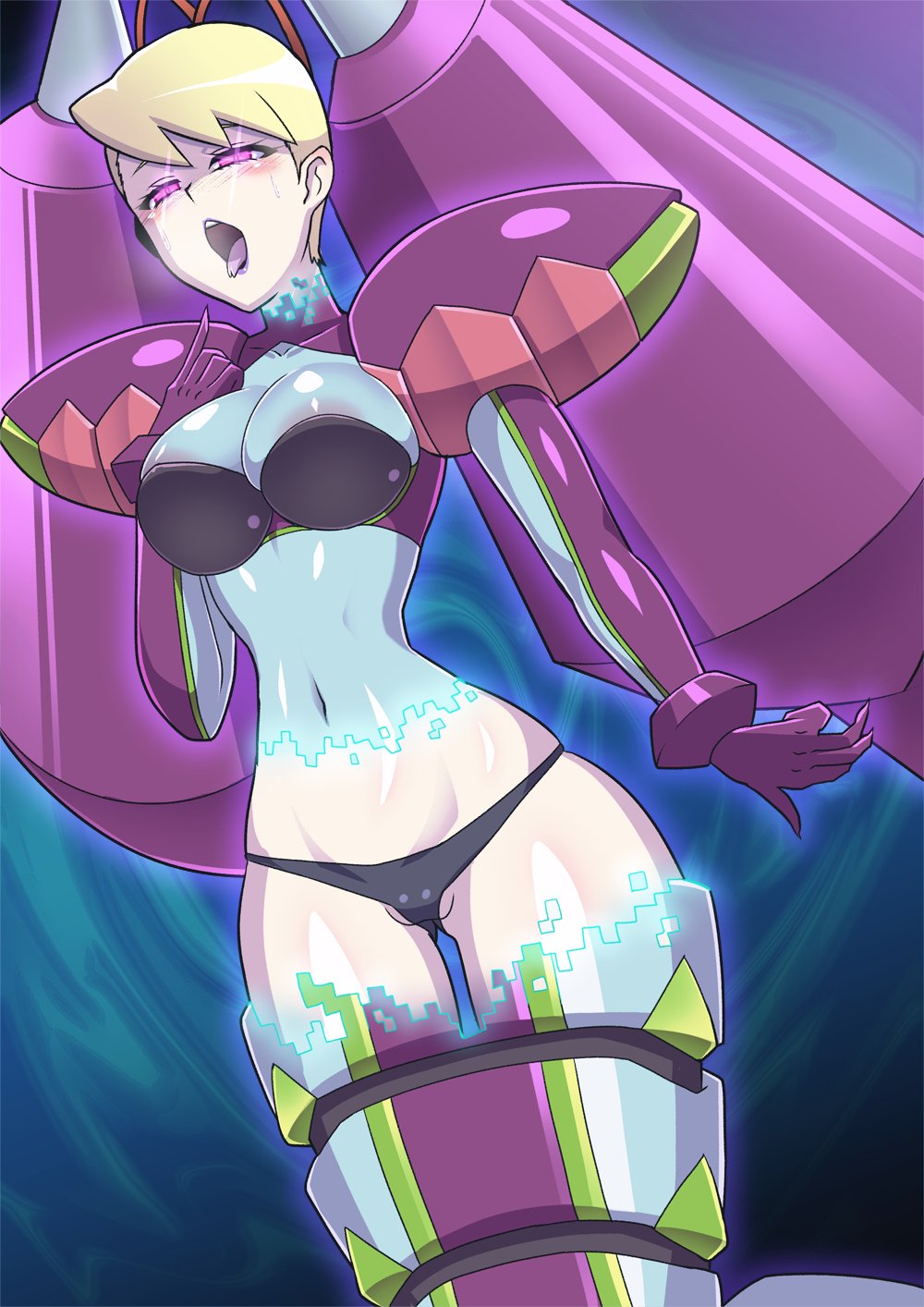 jonojono luna_platz mega_man mega_man_star_force mind_break queen_ophiuca tagme