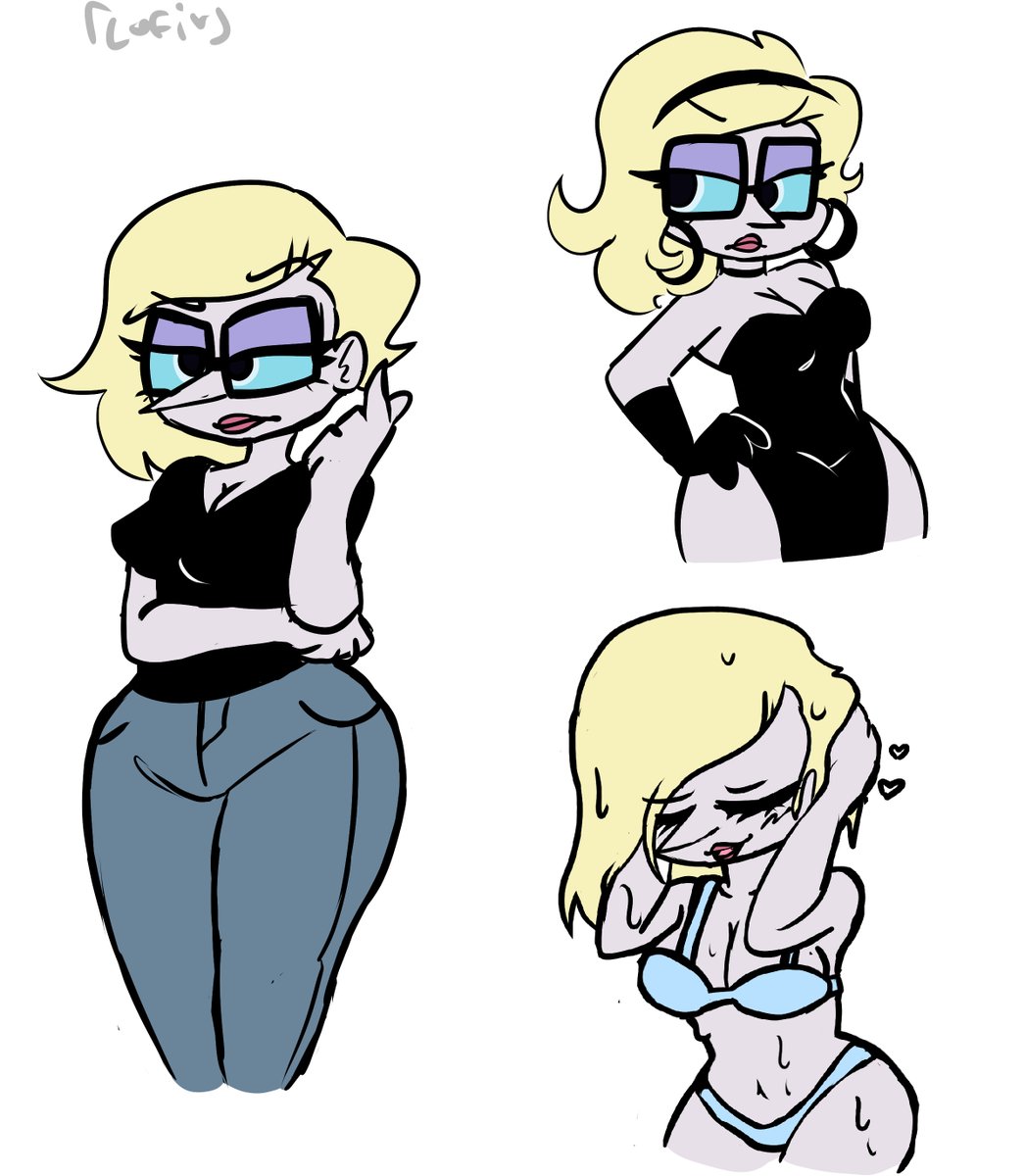 blonde_hair candide_sampson clone_high female glasses lofiorsomethin solo swimsuit