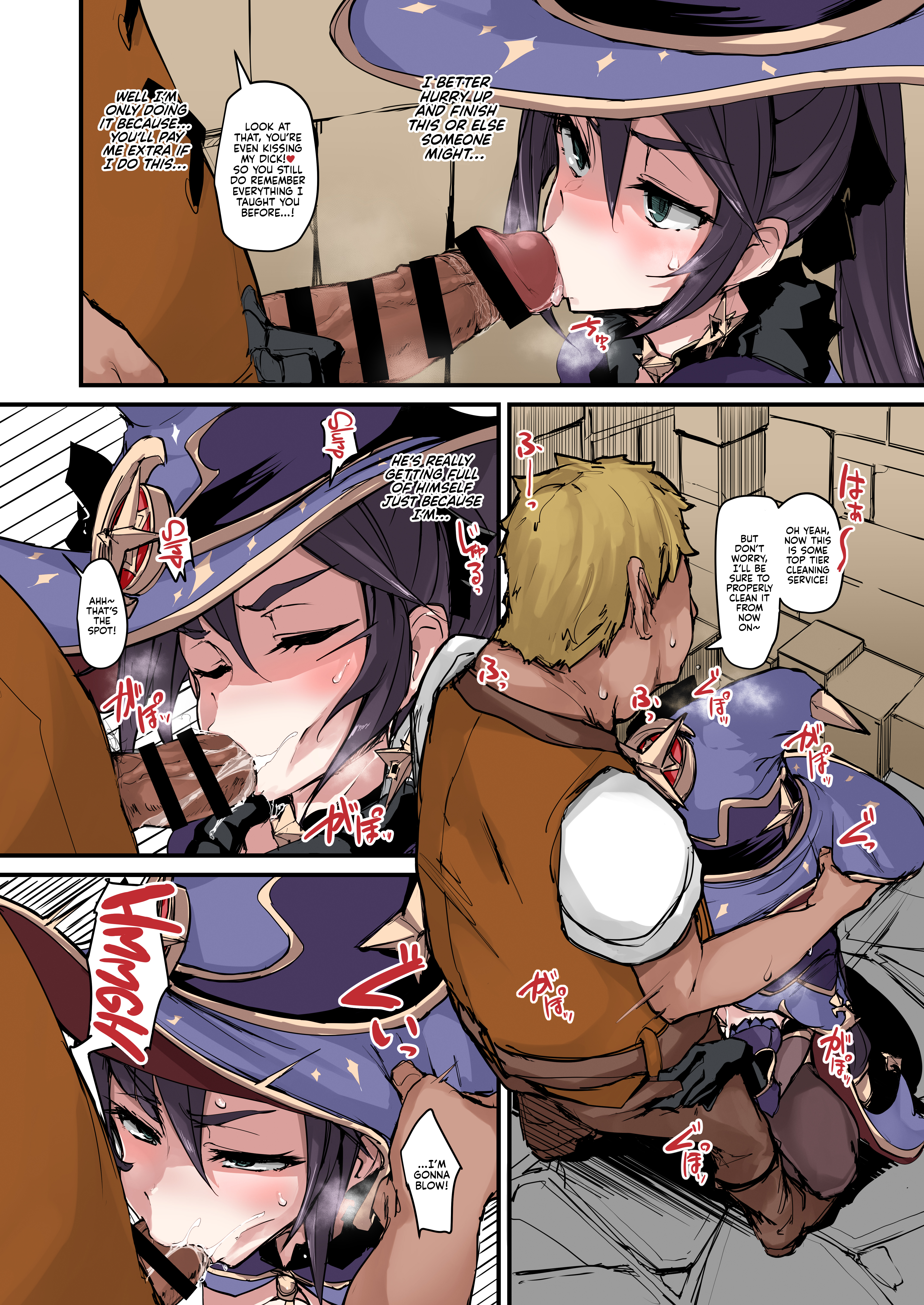 :>=, "*p senpuki*, ahe gao, blowjob, bunny ears, bunny girl, bunnysuit, censored, doujinshi, female, genshin impact, gloves, mona (genshin impact), pantyhose, prostitution, satansoft1, smegma, stockings, twintails, unusual anatomy, unusual eyes, unusual pupils