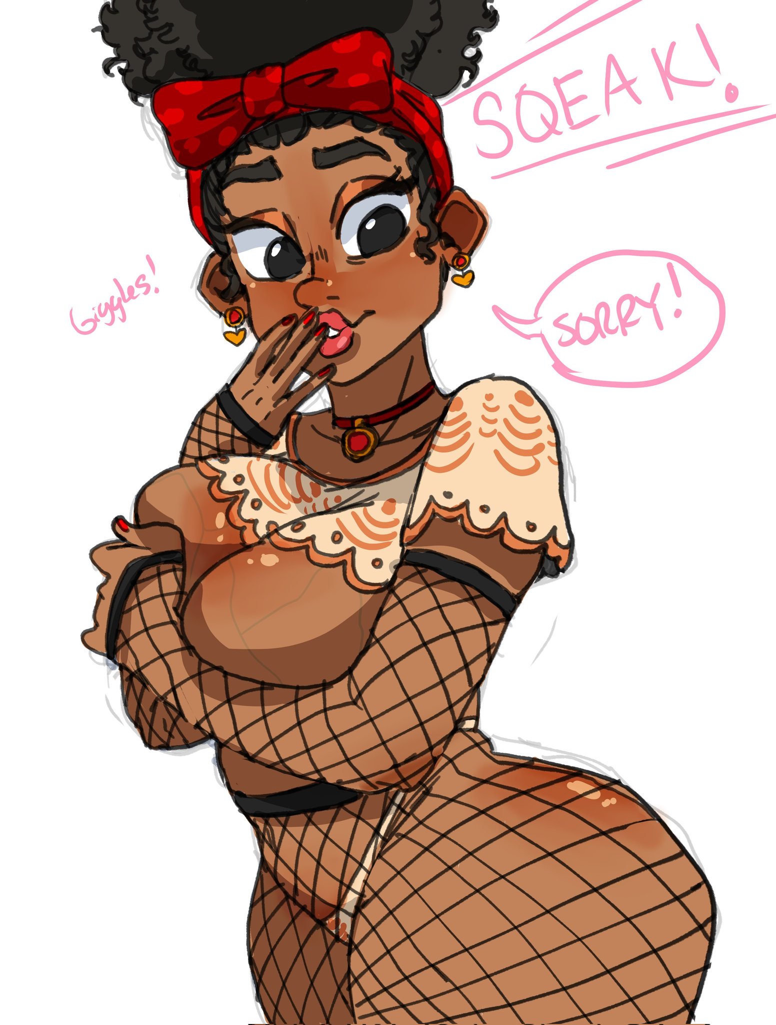 1girls, afrolatina, big breasts, breasts, busty, colombian female, disney, dolores madrigal, encanto, female, female focus, female only, fishnet, fishnets, hourglass figure, large breasts, latina, makeup, nudity, pinup, pinup pose, pose, posing, skimpy, skimpy clothes, smmyart, tagme, veiny breasts, wide hips