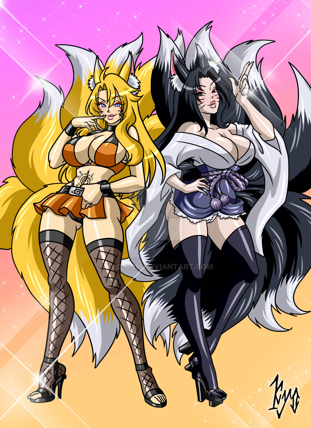 ass ass_expansion bra brainwashing breast_expansion fishnets fox_ears fox_girl fox_tail fundoshi gender_transformation genderswap_(mtf) hair_growth huge_ass huge_breasts kitsune kyo-domesticfucker lip_expansion makeup microskirt mtf_transformation naruko naruto naruto_(series) naruto_shippuden panties personality_change post_transformation rule_63 sasuke_uchiha sasuko thick_thighs thighhighs thong transformation uzumaki_naruto