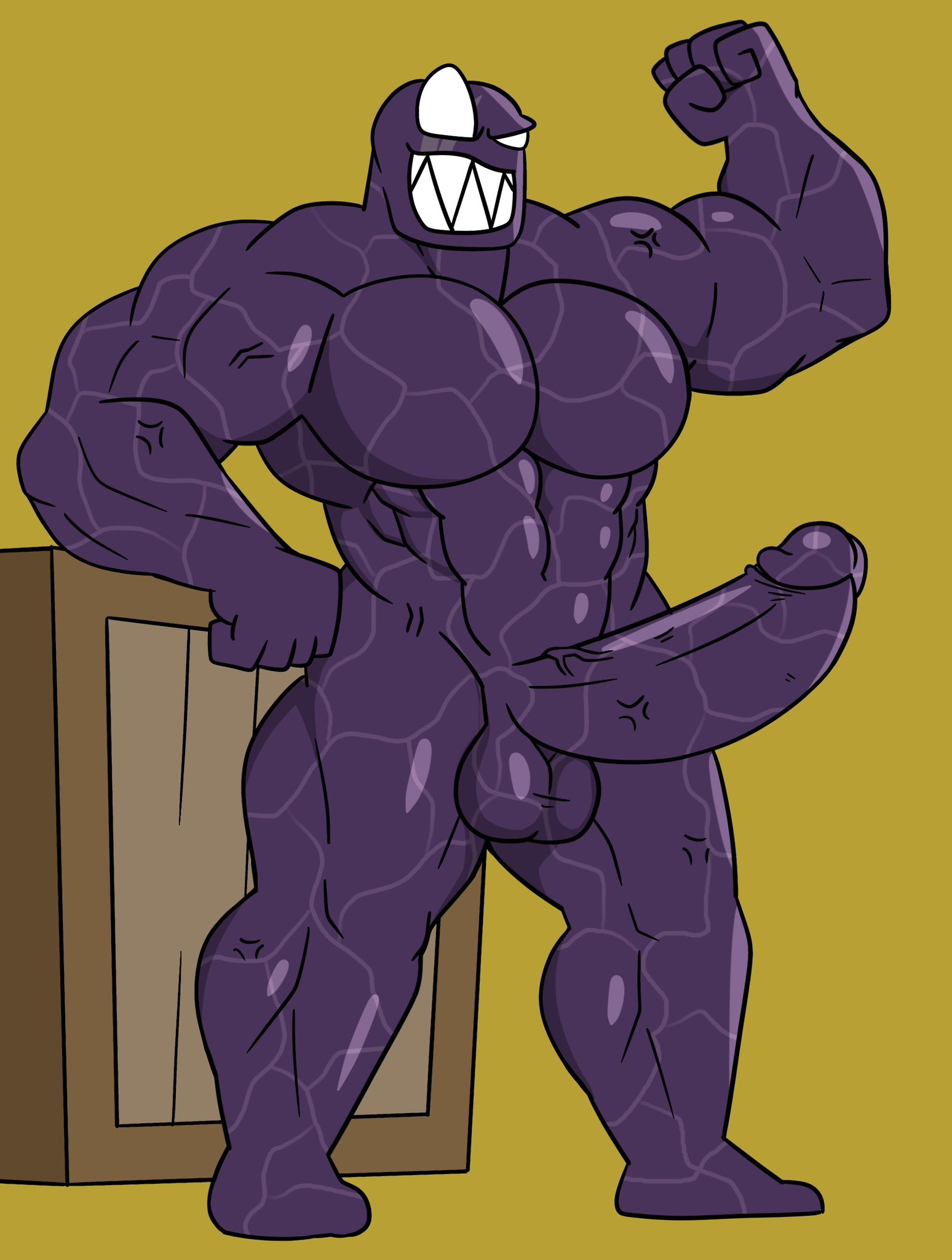 artist request, bara, big penis, el benon, elbenon, male, male only, marvel, penis, purple venom, tagme