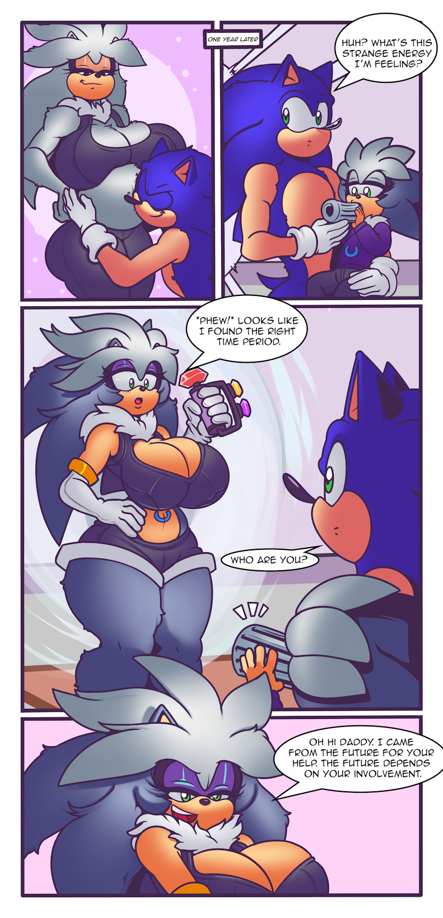 baby big_ass big_breasts comic curvy_female daughter female fusion_by_child impregnation male male/female pacifier pregnant rule_63 silver_the_hedgehog silvia_the_hedgehog sonic_(series) sonic_the_hedgehog time_travel turboranger