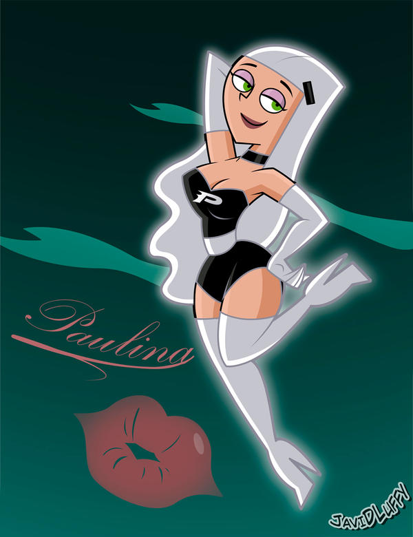 1girls armpits boots danny_phantom elbow_gloves ghost ghost_girl gloves glowing high_heel_boots high_heels huge_breasts javidluffy latina leotard nickelodeon paulina_sanchez thick_thighs thigh_boots white_boots wide_hips