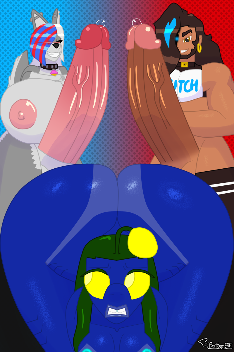 1boy 1futa 1girls 2023 alien alien_girl alien_humanoid anthro ariel_(batboyexe) ass ass_focus batboyexe bent_over big_ass big_breasts big_butt big_cock big_penis blue_skin breasts canine clenched_teeth cock completely_nude dark-skinned_male dick dickgirl dog_ears dog_tail female futa_with_female futa_with_male futanari gala gala_(carmessi) green_hair group group_sex guyla_(carmessi) huge_ass huge_boobs huge_breasts huge_butt huge_cock husky hyper_ass hyper_breasts hyper_butt hyper_cock hyper_penis imminent_sex looking_back male mermaid naked_collar nervous nipples nude nude_female nude_futanari penis purgy rule_63 self_upload standing succubus tagme tanline tentacle_hair threesome yellow_eyes