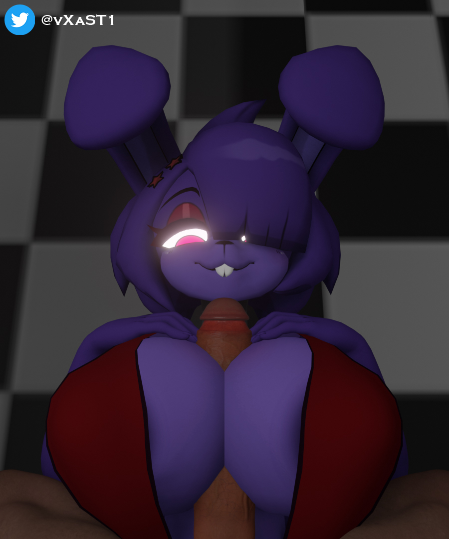 1boy 1boy1girl 1girls 3d 3d_(artwork) alternate_version_available anthro areola_slip artist_name big_breasts big_penis bonfie bonfie_(cryptia) bonnie_(cally3d) bonnie_(fnaf) breasts cally3d clazzey cryptiacurves fazclaire's_nightclub five_nights_at_freddy's fnaf fredina's_nightclub furry paizuri penis pov scottgames vxast