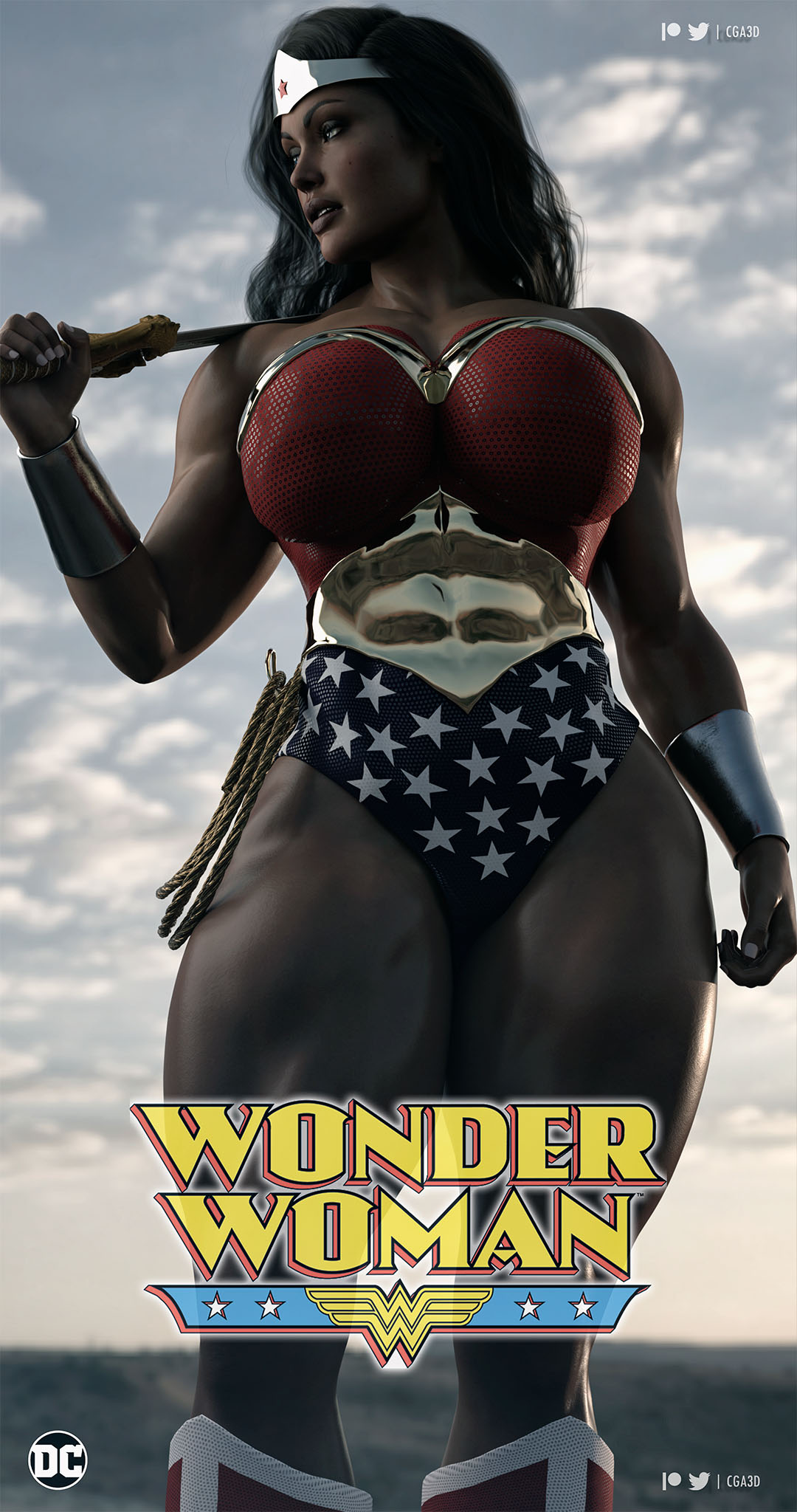 1girls 3d 3d_(artwork) abs amazon amazonian areolae ass big_ass big_breasts big_butt black_hair brown_eyes brown_hair bubble_ass bubble_butt busty cameltoe cga3d curvaceous curvy curvy_female curvy_figure dc dc_comics diana_prince erotichris female female_only front_view hips hourglass_figure huge_breasts injustice_2 large_breasts looking_at_viewer medium_hair movie_poster navel nipples outdoors patreon_username pawg poster pussy shield solo solo_female sword thick_ass thick_thighs thighs thong twitter_username voluptuous voluptuous_female waist wide_hips wonder_woman wonder_woman_(series)