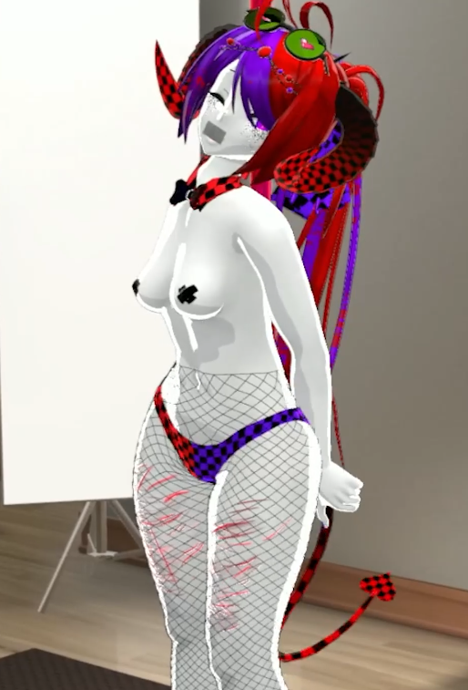 1girls 3d 3d_model abs arms arms_behind_back ass athletic athletic_female bondage bow bowtie breasts breasts_out circular_glasses collar cowlick cracked_skin demon demon_girl demon_horns demon_humanoid demon_tail demoness devil female female_demon female_dominated female_focus female_human female_nudity female_only female_submissive fingers fishnet fishnet_legwear fishnet_pantyhose fishnets fit fit_female functionally_nude girl glasses glowing glowing_eyes grey_body half&half_madam handcuffed handcuffs heart_glasses horns horny horny_female human human_focus humanoid knees legs legwear light light-skinned_female light_skin long_hair mature_female mature_woman messy messy_hair mostly_nude multicolored_hair nipple_pasties nipples no_bra no_pants no_shoes pale_skin panties pantyhose pasties practically_nude presenting purple_eyes purple_hair red_eyes red_hair restrained restrained_arms restrained_wrists restraints round_ass round_butt skinny solo solo_female solo_focus submissive submissive_and_breedable submissive_female submissive_human succubus tagme tail tall_female tall_girl tattoo tattoos thighs tied_hair tied_up tits_out trapped two_tone_hair two_tone_panties two_tone_tail undressed virtual_reality virtual_youtuber vrchat vrchat_avatar vrchat_media vrchat_model vtuber white_body white_female white_girl white_sclera white_skin white_woman wink winking winking_at_viewer