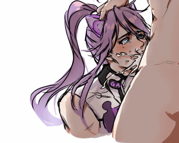 cat_ears cum fellatio gakupo_kamui male male_only oral ponytail vocaloid yaoi