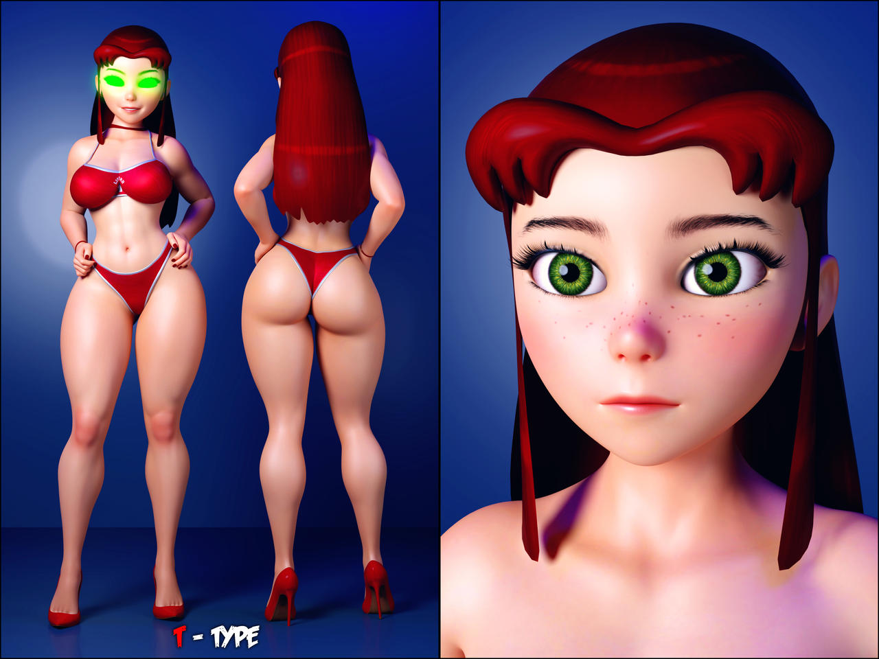 1girls, 3d, alien, alien girl, alien humanoid, alien look like human, athletic, athletic female, big breasts, breasts, busty, curvaceous, curves, curvy, curvy figure, dc, dc comics, digital media (artwork), eyebrows, eyelashes, eyes, female, female focus, green eyes, hair, hero, heroine, high heels, hips, hourglass figure, huge breasts, humanoid, koriand'r, large breasts, legs, light skin, light-skinned female, lips, long hair, lower body, orange body, orange skin, orange-skinned female, red hair, starfire, superhero, superheroine, tamaranean, teen titans, text, thick, thick legs, thick thighs, thighs, upper body, urqqurqq, voluptuous, wide hips
