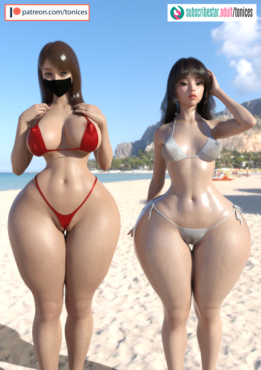 2girls 3d ass athletic athletic_female beach big_ass big_breasts big_butt bimbo bottom_heavy breasts bubble_ass bubble_butt busty cleavage curvaceous curvy curvy_figure dat_ass dumptruck_ass enormous_ass fat_ass female female_only fit fit_female gigantic_ass ha-eun hips hourglass_figure huge_ass huge_breasts human hyper_ass jeong_ji_woo ji_woo korean korean_female lard_ass large_ass large_breasts legs light-skinned_female light_skin lips mask massive_ass original original_character original_characters slim_waist small_breasts son_ha-eun thick thick_ass thick_hips thick_legs thick_thighs thighs tonices top_heavy upper_body voluptuous waist wide_hips