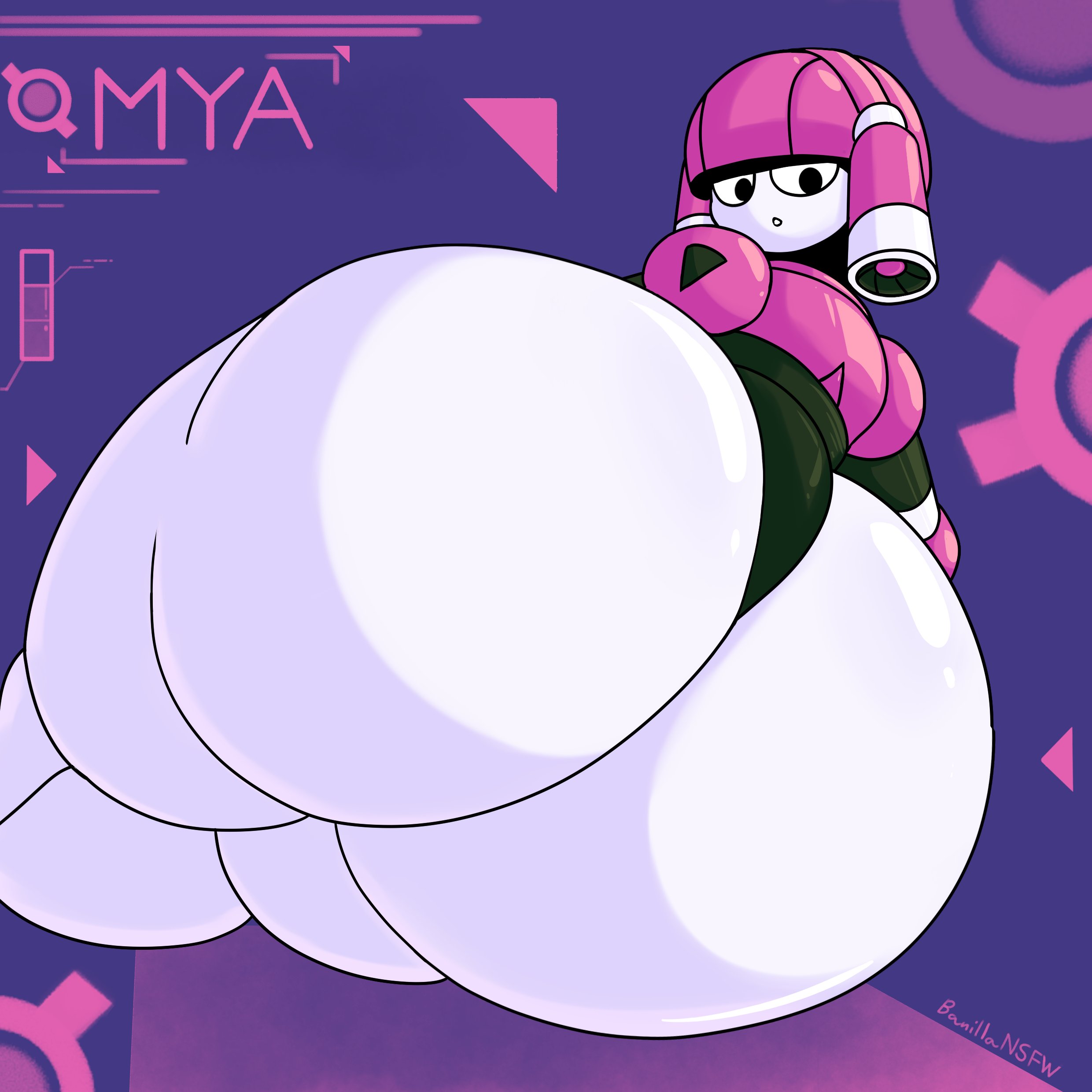 ass, banillansfw, big ass, bubble ass, bubble butt, dorahden (fanarts), female, huge ass, mya (dorahden), tagme, thick thighs, wide hips