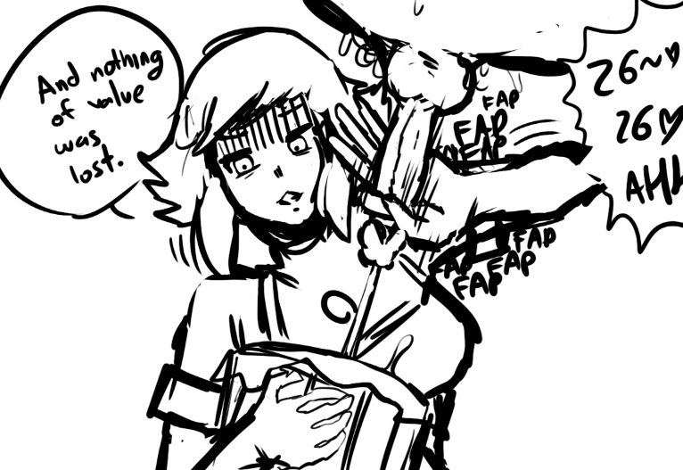 bucket, cum in bucket, cum in container, dialogue, english text, excessive cum, female, femdom, handjob, milking, milking handjob, mosbles, onomatopoeia, persona, persona 3, simple background, speech bubble, text, two-finger handjob, uncensored, white background, yukari takeba