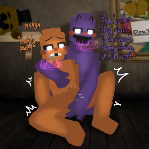 anal anal_fingering anal_sex bondage dave_miller_(dayshift_at_freddy's) dayshift_at_freddy's dsaf english_text fingering gay jack_kennedy_(dayshift_at_freddy's) male/male male_only nsfwplus910 orange_skin purple_skin text yaoi