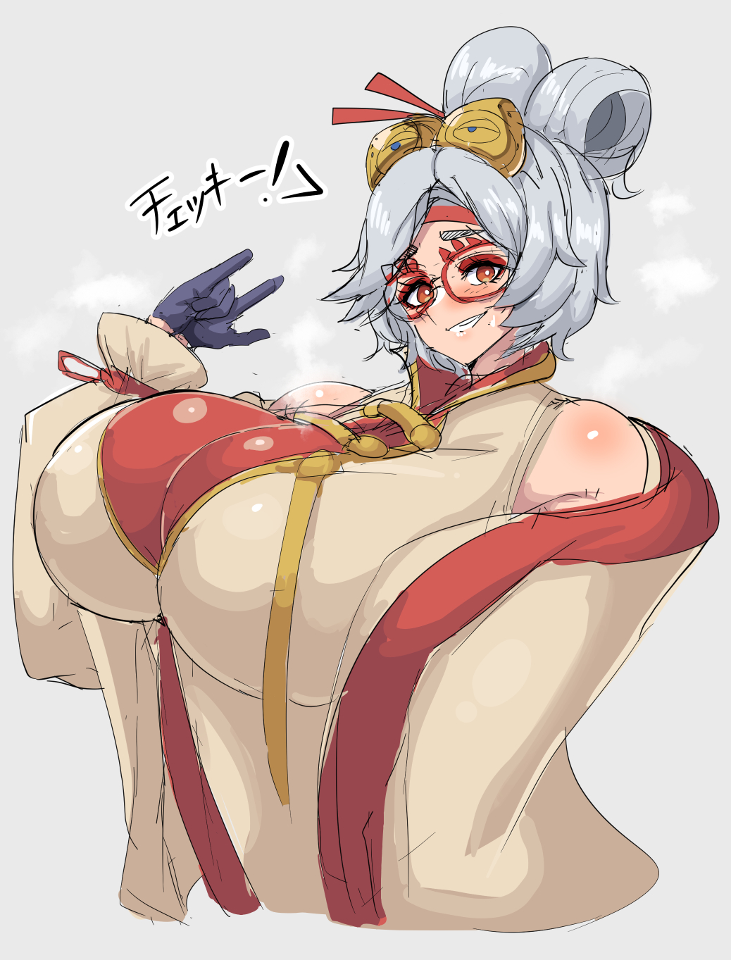 1girls alternate_breast_size big_breast big_breasts breast breasts breasts_bigger_than_head bursting_breasts busty enormous_breasts giant_breasts gigantic_breasts glasses glasses_on_head huge_breasts hyper_breasts large_breasts massive_breasts perky_breast purah purah_(tears_of_the_kingdom) rururu82010664 seductive seductive_eyes seductive_look seductive_mouth seductive_smile smile smiling smiling_at_viewer tears_of_the_kingdom the_legend_of_zelda two_tone_hair voluptuous white_hair