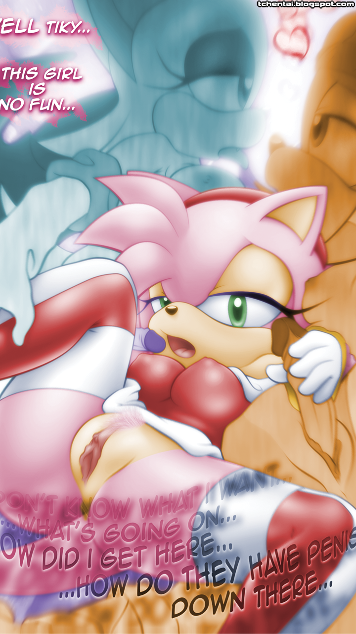 amy_rose futa_on_female futanari penis_grab pussy rouge_the_bat sonic_(series) sonic_the_hedgehog_(series) tcprod tikal_the_echidna