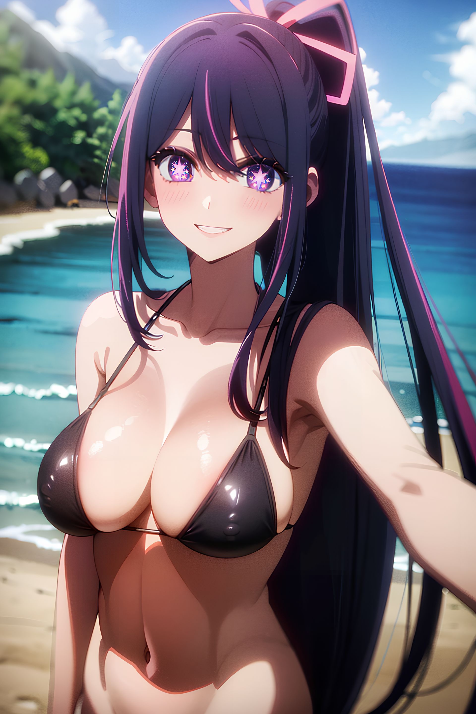 1girls, ai generated, curvaceous, curvy body, curvy female, curvy figure, female, female focus, female only, hoshino ai, oshi no ko, stable diffusion, voluptuous, voluptuous female